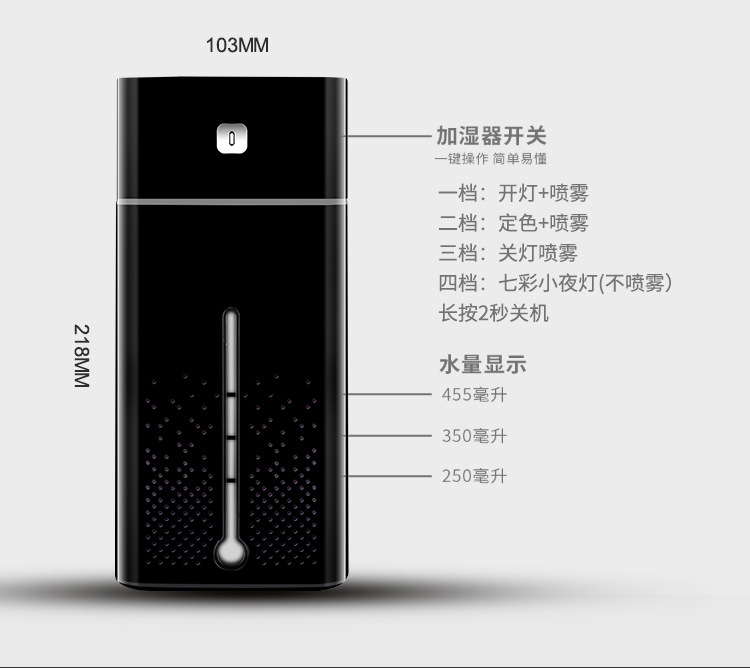 New Household Appliances Small USB Humidifier Household Bedroom Aroma Diffuser Atomizer Air Purifier One Piece Dropshipping