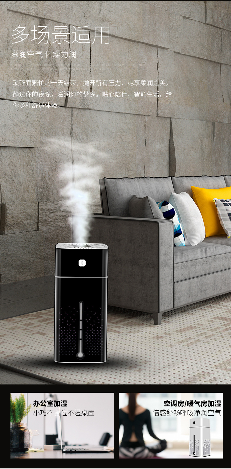 New Household Appliances Small USB Humidifier Household Bedroom Aroma Diffuser Atomizer Air Purifier One Piece Dropshipping