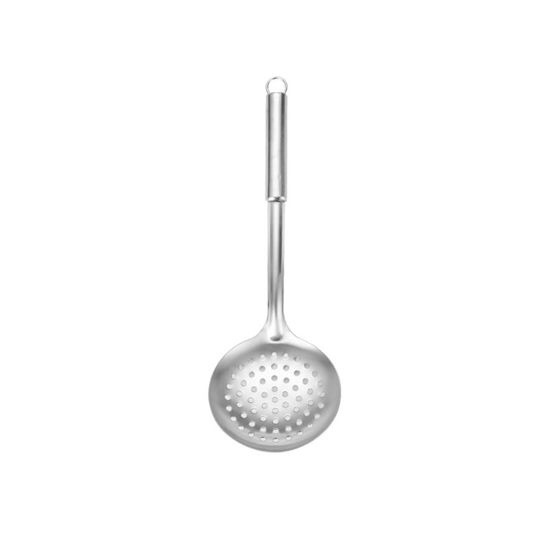 Non-Magnetic Ladel Stainless Steel Kitchenware Set Spatula Spatula Thickened Heat Insulation Shovel Kitchenware Soup Ladle Colander Spatula