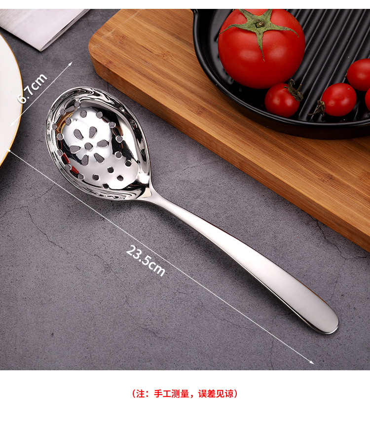 304 Stainless Steel Large Soup Ladle Thickened Household Public Spoon Restaurant Restaurant Spoon Serving Spoon Customizable 304 Stainless Steel Large Soup Ladle Thickened Household Public Spoon Restaurant Restaurant Spoon Serving Spoon Customizable