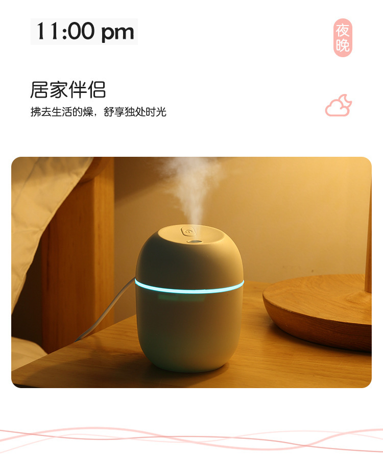 Cross-Border Small Humidifier Aroma Diffuser Household Car USB Desktop Creativity Egg Atomizer Humidifier