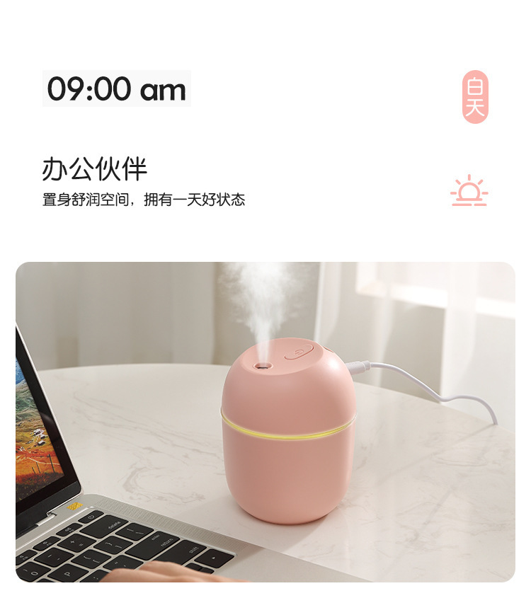 Cross-Border Small Humidifier Aroma Diffuser Household Car USB Desktop Creativity Egg Atomizer Humidifier