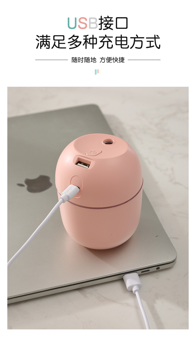 Cross-Border Small Humidifier Aroma Diffuser Household Car USB Desktop Creativity Egg Atomizer Humidifier