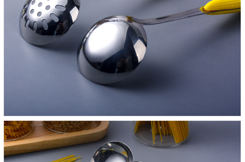 Steely Corn Stainless Steel Soup Ladle Soup Ladle Colander Porridge Spoon Anti-Scald Handle Spoon Hot Pot Restaurant Thickened Multi-Purpose Spoon Steely Corn Stainless Steel Soup Ladle Soup Ladle Colander Porridge Spoon Anti-Scald Handle Spoon Hot Pot Restaurant Thickened Multi-Purpose Spoon