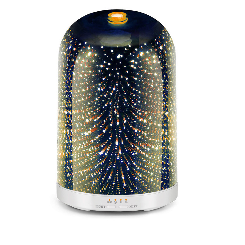 Aromatherapy Machine LED Light Circulation Automatic Shut off Air Atomization Essential Oil Ultrasonic Aroma Diffuser