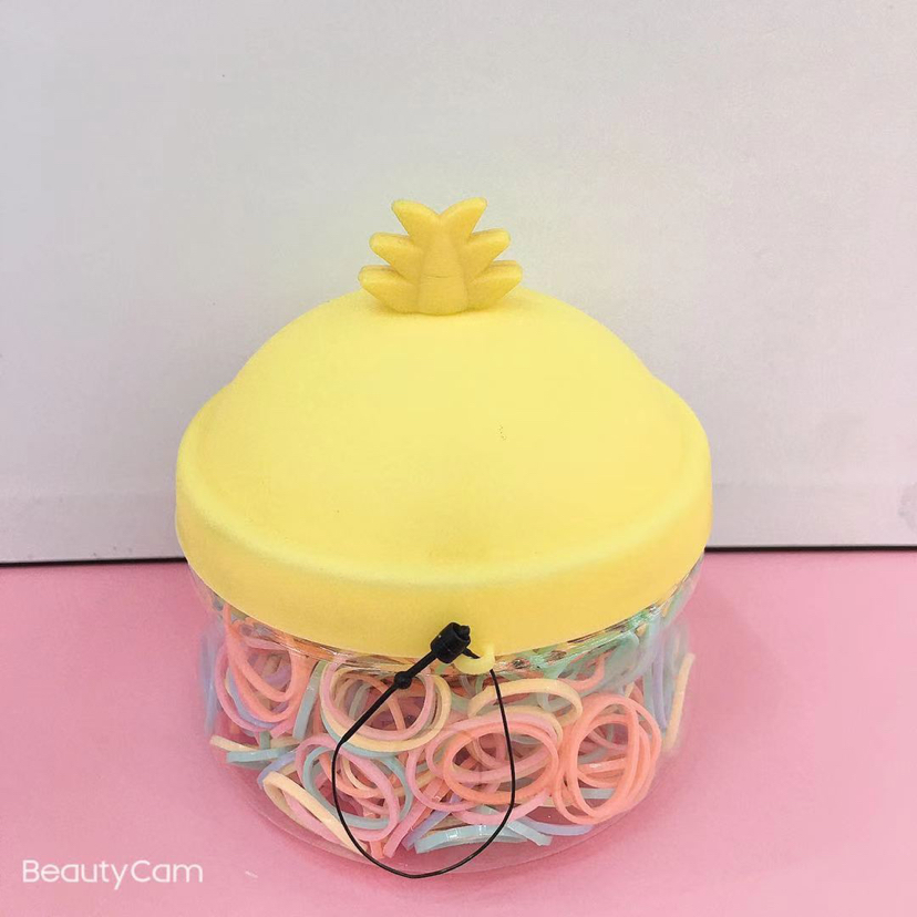 Korean New Internet Celebrity Color Rubber Band Ins Small Jar Children's Disposable Hair Tie Hair Rope Hair Rope Bottle Korean New Internet Celebrity Color Rubber Band Ins Small Jar Children's Disposable Hair Tie Hair Rope Hair Rope Bottle