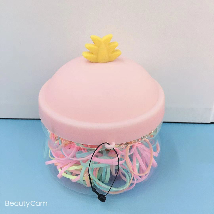 Korean New Internet Celebrity Color Rubber Band Ins Small Jar Children's Disposable Hair Tie Hair Rope Hair Rope Bottle Korean New Internet Celebrity Color Rubber Band Ins Small Jar Children's Disposable Hair Tie Hair Rope Hair Rope Bottle