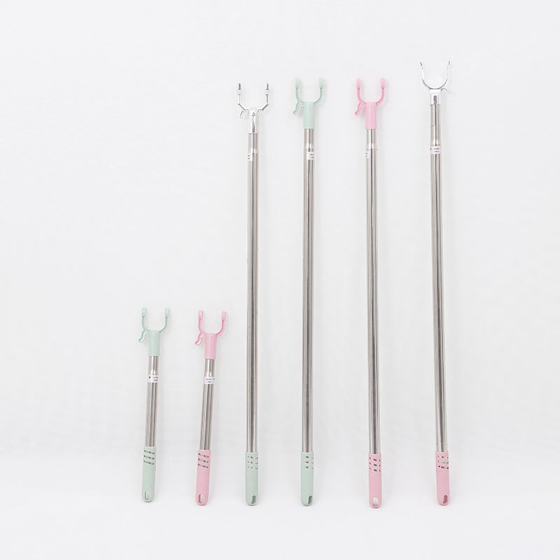 clothes drying rod stretch rod frame take clothes fork rod pick clothes fork clothes hang clothes whole clothes
