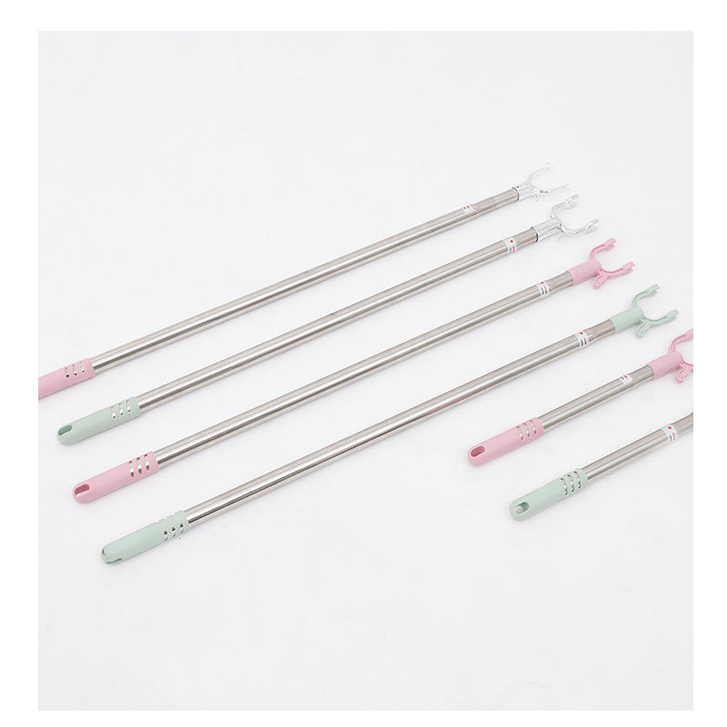 clothes drying rod stretch rod frame take clothes fork rod pick clothes fork clothes hang clothes whole clothes