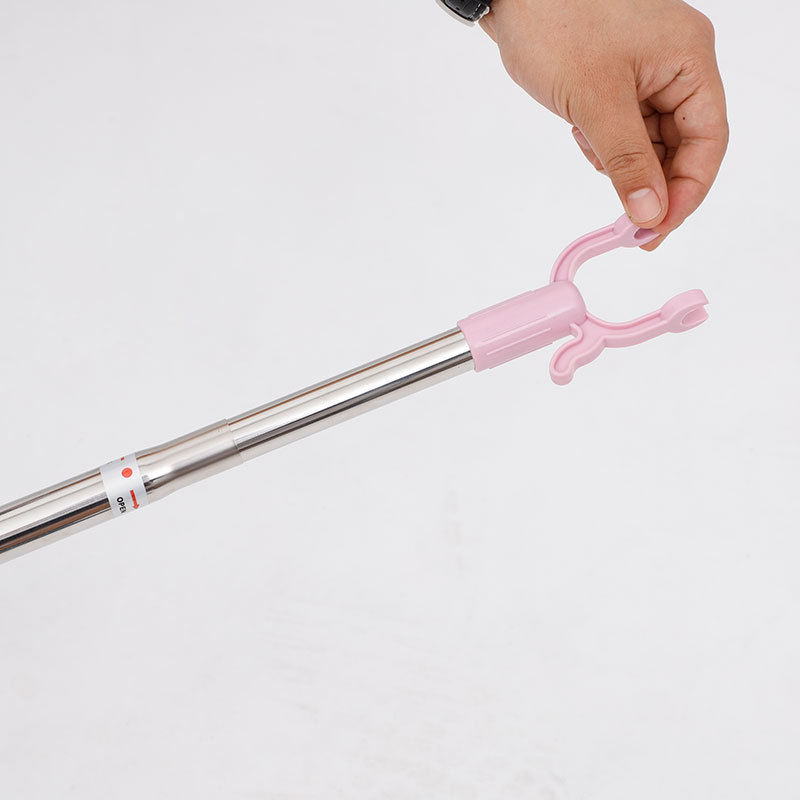 clothes drying rod stretch rod frame take clothes fork rod pick clothes fork clothes hang clothes whole clothes