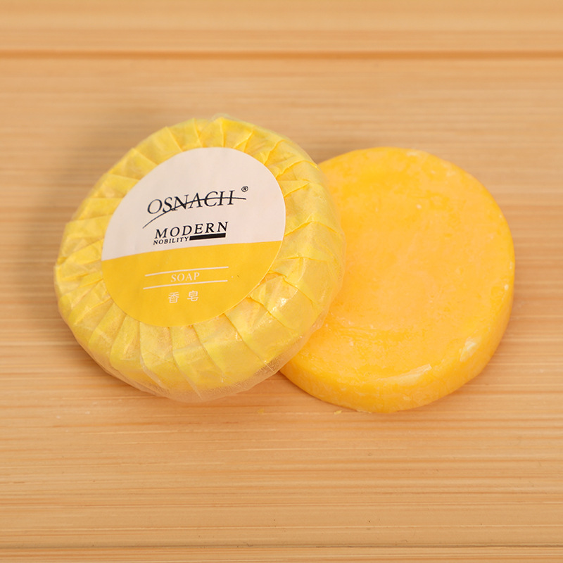 Travel Square Piece Hotel Disposable Soap 8G Small Fat Bath Room Toiletries round Hotel Soap