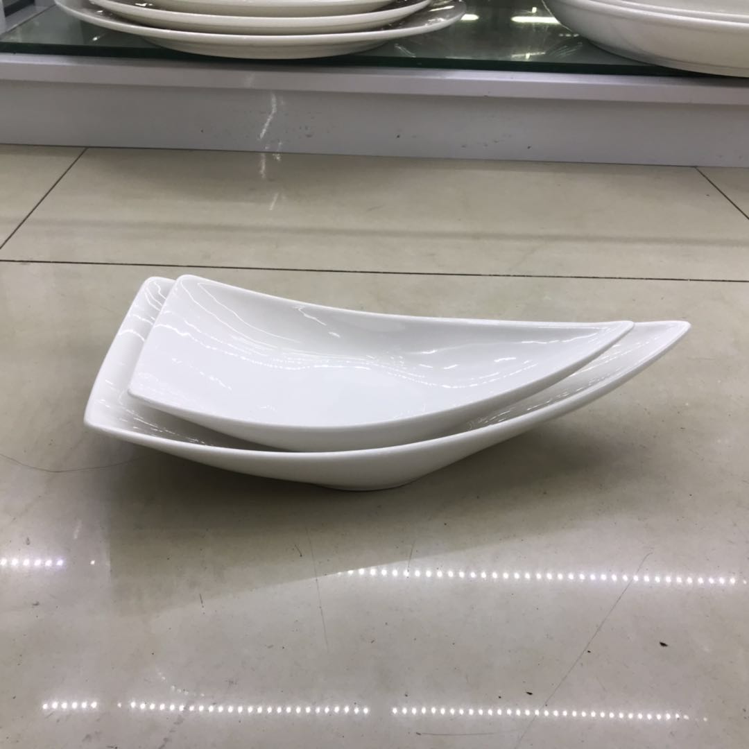 Hotel/Household 9.5/11.5 Ceramic yacht Tray