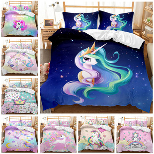 Animal Leopard Foreign Trade European and American Fashion Bed Sheet Quilt Cover 3D Digital Printing Student Dormitory Three-Piece Set Bedding Set Animal Leopard Foreign Trade European and American Fashion Bed Sheet Quilt Cover 3D Digital Printing Student Dormitory Three-Piece Set Bedding Set