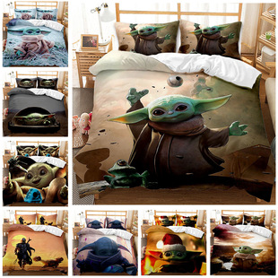 Animal Leopard Foreign Trade European and American Fashion Bed Sheet Quilt Cover 3D Digital Printing Student Dormitory Three-Piece Set Bedding Set Animal Leopard Foreign Trade European and American Fashion Bed Sheet Quilt Cover 3D Digital Printing Student Dormitory Three-Piece Set Bedding Set