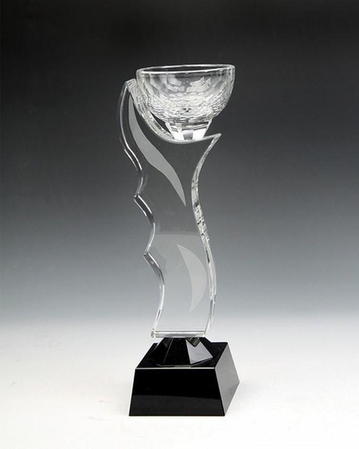 Bank crystal trophy Bank memorial crystal trophy can be customized to provide price list