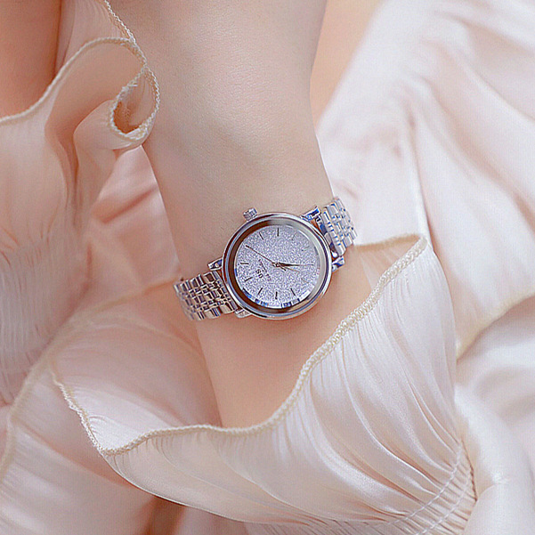 BS New Arrival Hot Sale Watch Factory Direct Sales Foreign Trade Linked List Customization Women&#039;s Watch Full of Diamonds One Piece Dropshipping Fa1632