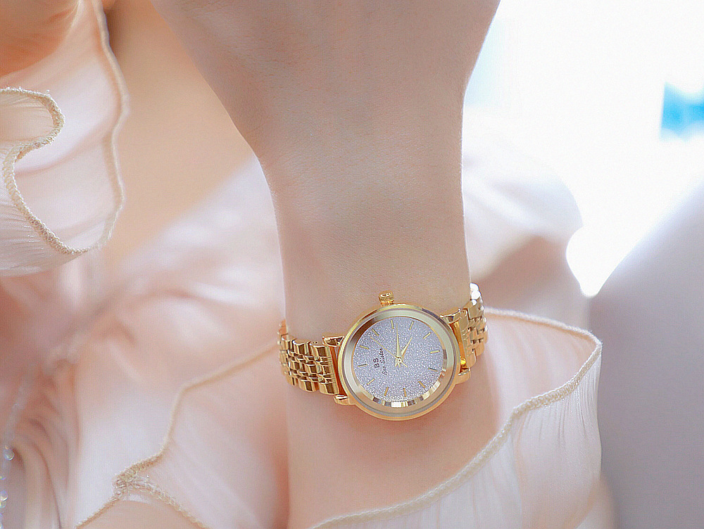 BS New Arrival Hot Sale Watch Factory Direct Sales Foreign Trade Linked List Customization Women's Watch Full of Diamonds One Piece Dropshipping Fa1632