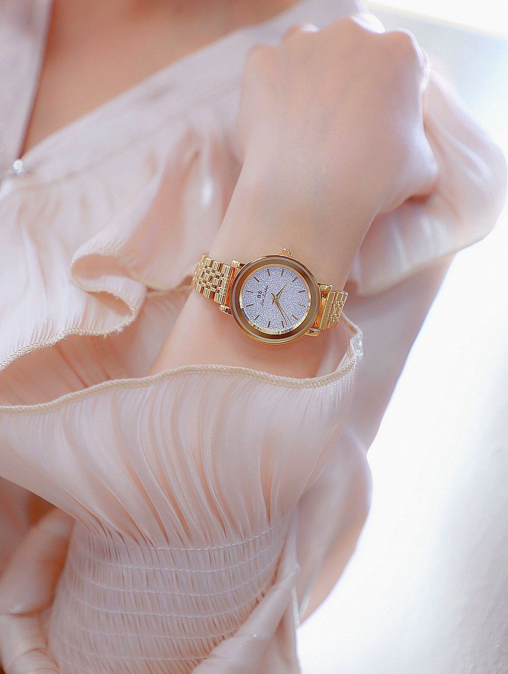 BS New Arrival Hot Sale Watch Factory Direct Sales Foreign Trade Linked List Customization Women's Watch Full of Diamonds One Piece Dropshipping Fa1632