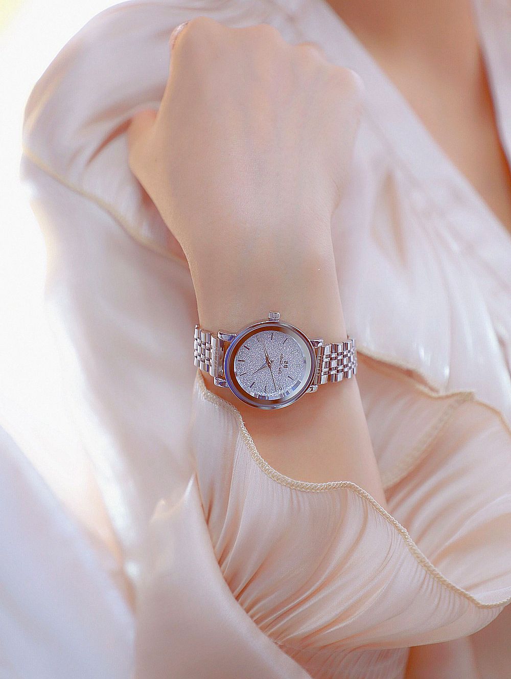 BS New Arrival Hot Sale Watch Factory Direct Sales Foreign Trade Linked List Customization Women's Watch Full of Diamonds One Piece Dropshipping Fa1632