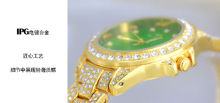BS New Arrival Hot Sale Watch Factory Direct Sales Foreign Trade Linked List Customization Women's Watch Full of Diamonds One Piece Dropshipping Fa1627