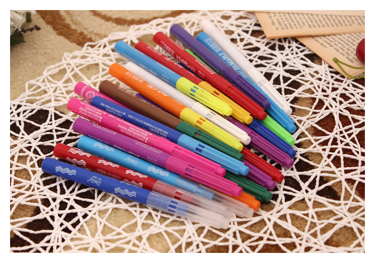 The 24-color magic suit list can only adjust The color magic pen four line pen matching The painting watercolor pen