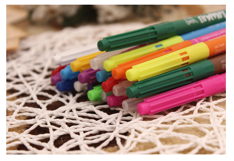 The 24-color magic suit list can only adjust The color magic pen four line pen matching The painting watercolor pen