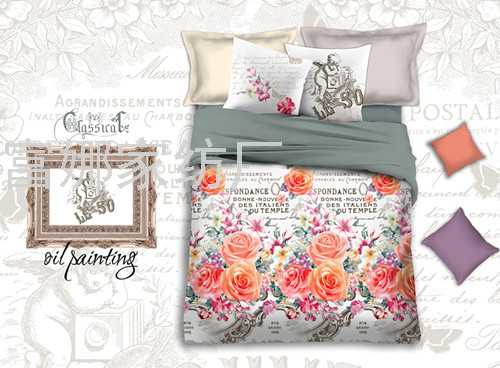 Four-Piece Bedding Set 3D Printing Quilt Cover Bed Sheet Quilt Cover Pillow plus-Sized Size Foreign Trade Custom Chemical Fiber Polyester Four-Piece Bedding Set 3D Printing Quilt Cover Bed Sheet Quilt Cover Pillow plus-Sized Size Foreign Trade Custom Chemical Fiber Polyester