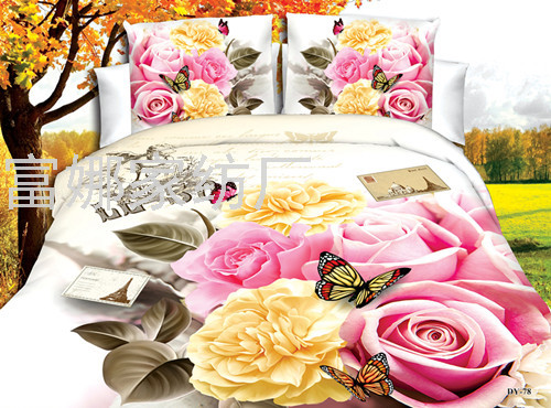 Four-Piece Bedding Set 3D Printing Quilt Cover Bed Sheet Quilt Cover Pillow plus-Sized Size Foreign Trade Custom Chemical Fiber Polyester Four-Piece Bedding Set 3D Printing Quilt Cover Bed Sheet Quilt Cover Pillow plus-Sized Size Foreign Trade Custom Chemical Fiber Polyester