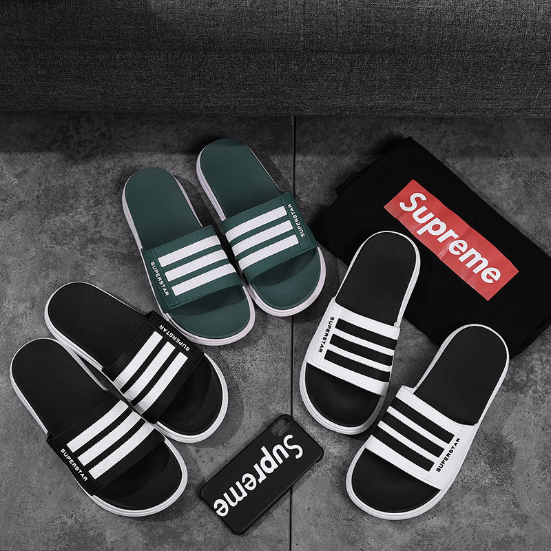 New Men&#039;s Single-Strap Slipper Men&#039;s Korean Version Fashion Fashion Cool Beach Shoes Men&#039;s Casual Non-Slip Slippers