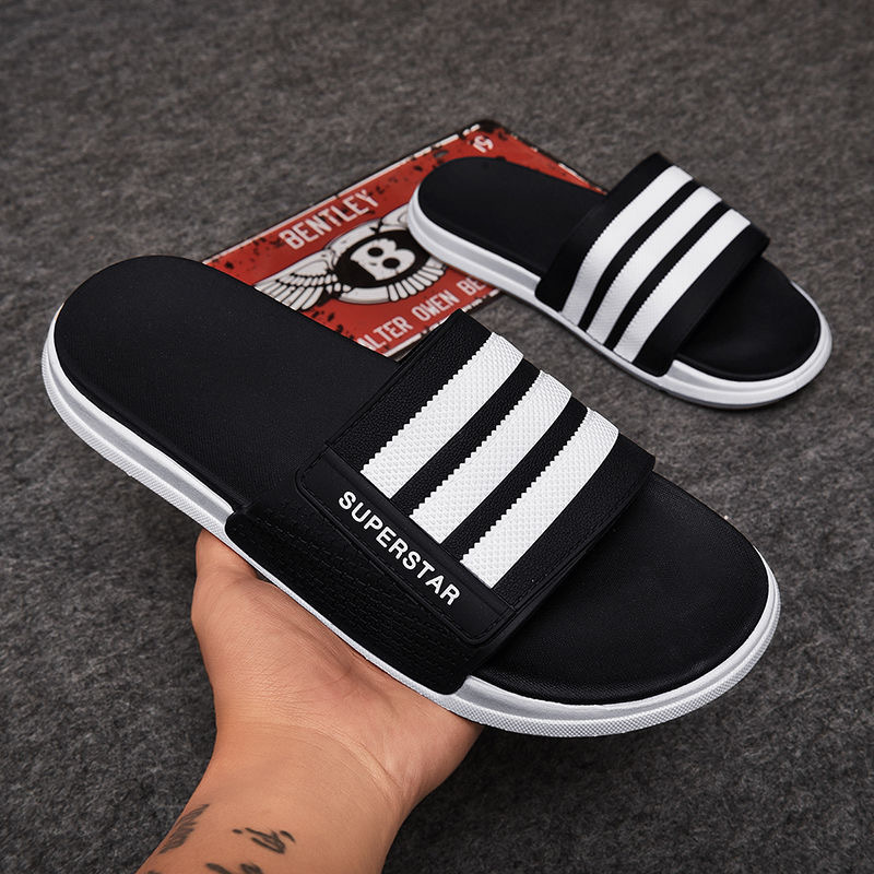 New Men's Single-Strap Slipper Men's Korean Version Fashion Fashion Cool Beach Shoes Men's Casual Non-Slip Slippers New Men's Single-Strap Slipper Men's Korean Version Fashion Fashion Cool Beach Shoes Men's Casual Non-Slip Slippers