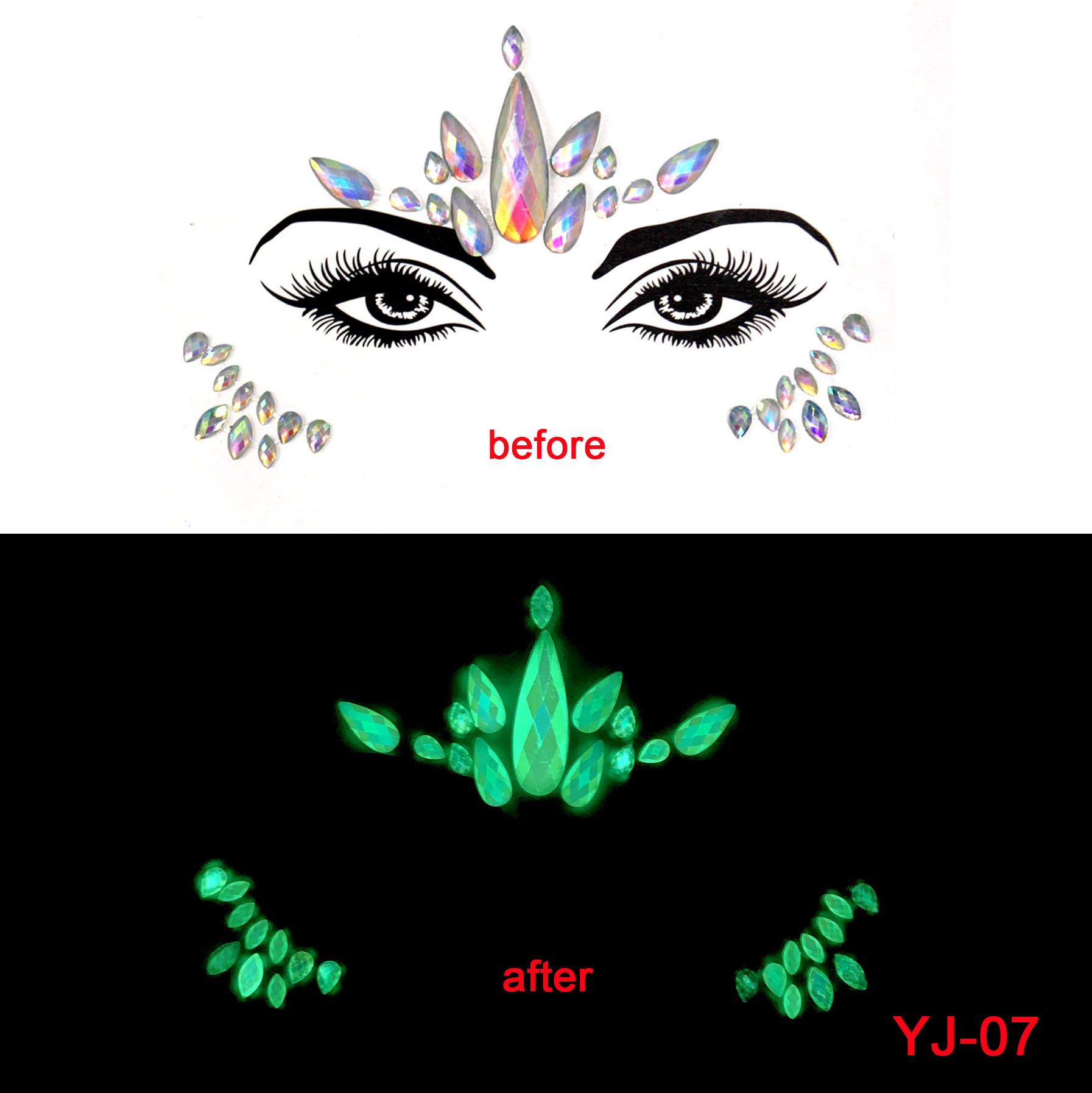 The New EDM face slipper Halloween Grimace slipper slipper Glow - in - the - dark crystal diamond eyebrow slipper slipper face slipper The New EDM face slipper Halloween Grimace slipper slipper Glow - in - the - dark crystal diamond eyebrow slipper slipper face slipper