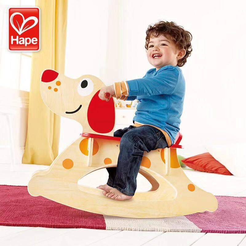 [Officially Authorized] German Hape Puppy Rocking Horse Hot Sale List One Piece Dropshipping