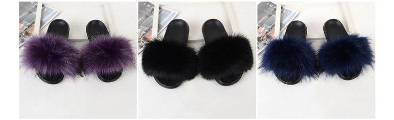 Amazon Faux Fox Fur Slippers Female Summer New Style Plush Slipper Faux Raccoon Fur Non-Slip Sandals Amazon Faux Fox Fur Slippers Female Summer New Style Plush Slipper Faux Raccoon Fur Non-Slip Sandals