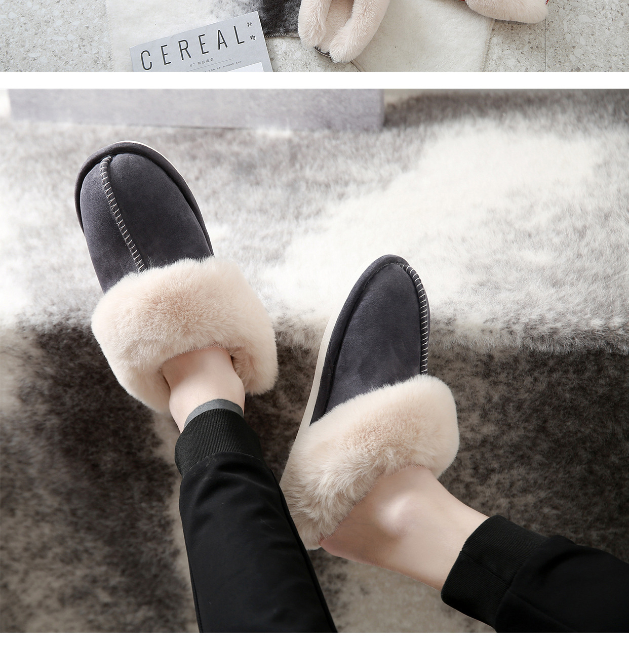 2020 Autumn and Winter Cotton Slippers Home Autumn Winter Couple Warm Thick Woolen Slipper Men's and Women's Slippers Foreign Trade Cotton Shoes Wholesale 2020 Autumn and Winter Cotton Slippers Home Autumn Winter Couple Warm Thick Woolen Slipper Men's and Women's Slippers Foreign Trade Cotton Shoes Wholesale