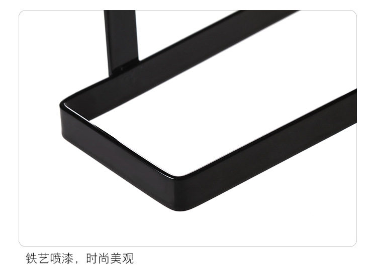 Kitchen Towel Rack Storage Rack Plastic Wrap Rack Roll Stand Punch-Free Kitchen Paper Storage Rack