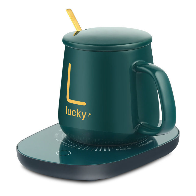 55 ℃ Warm Thermal Cup Automatic Insulation Heating Coaster Milk Mug Cup Ceramic Water Cup Coffee Cup