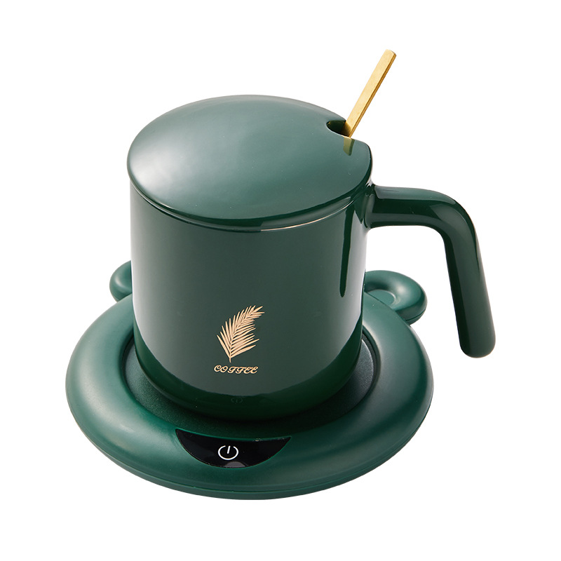 Warm Cup Heating Cup Hot Milk Gadgets Heater Milk Cup Automatic Constant Temperature Cup Warm Coaster for a Girlfriend