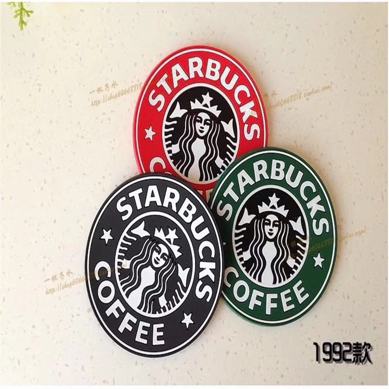 Coaster PVC Soft Rubber Creative Advertising Small Gift Factory Direct Sales Soft PVC Cup Mat Foreign Trade Quality Environmental Protection Material