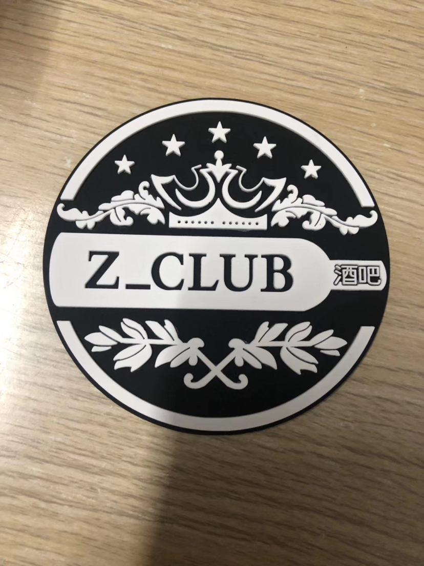 Coaster PVC Soft Rubber Creative Advertising Small Gift Factory Direct Sales Soft PVC Cup Mat Foreign Trade Quality Environmental Protection Material