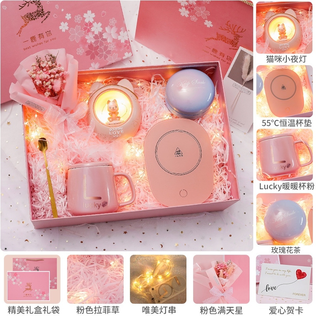Gift Ceramic Mug Heating 55 Degrees Warm Cup Thermal Cup Gift Box Gift Cup Coffee Cup Insulated Coaster Gift Ceramic Mug Heating 55 Degrees Warm Cup Thermal Cup Gift Box Gift Cup Coffee Cup Insulated Coaster