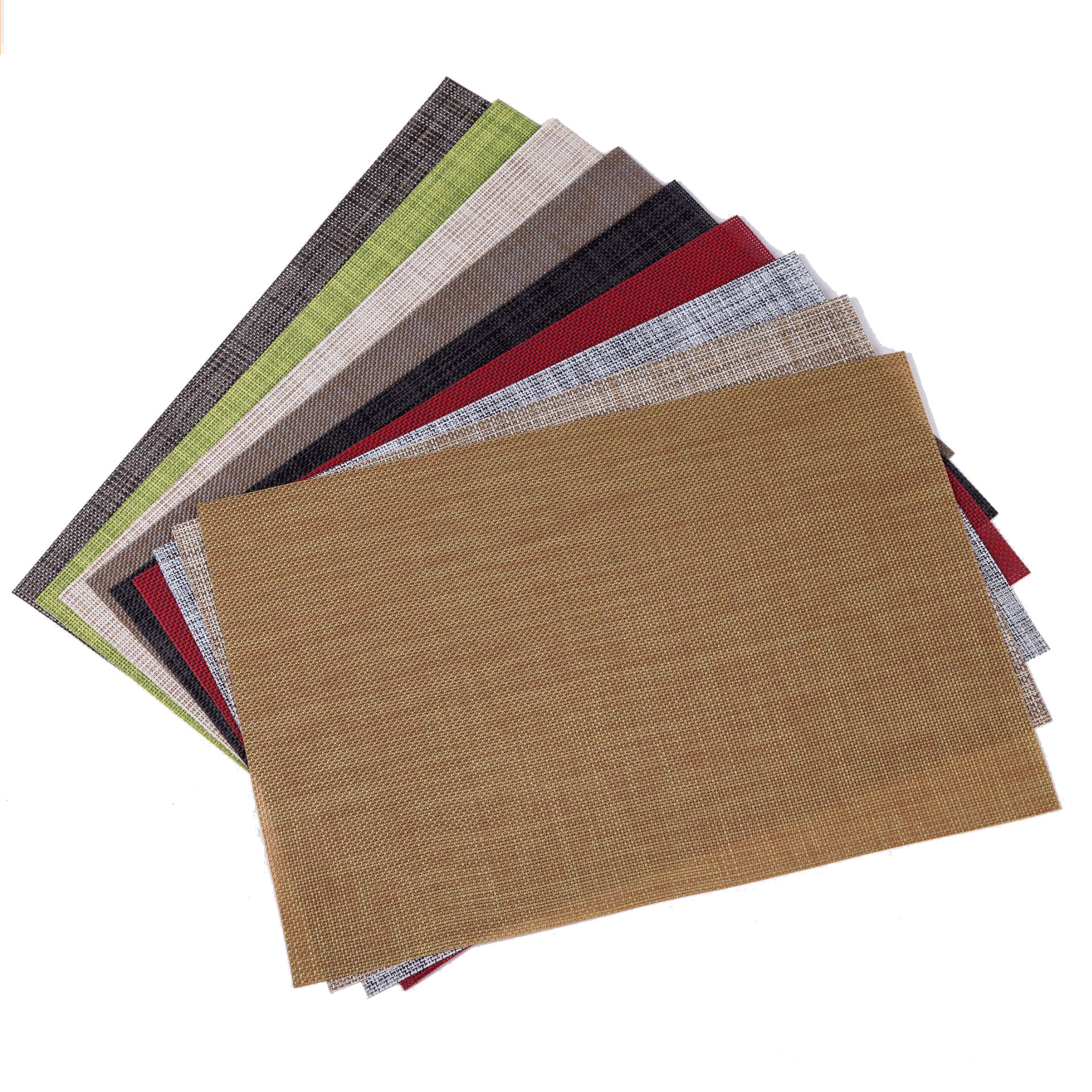 Placemat PVC Japanese and European Style Table Mat Non-Slip Waterproof Wash-Free and Environmentally Friendly Heat Proof Mat Western-Style Placemat Placemat Bowl Coaster Cup Coaster