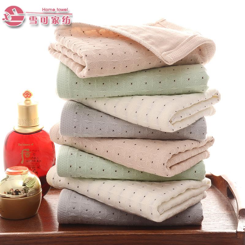 towel Cotton jacquard multi-layer towel custom processing soft super absorbent gift towel.