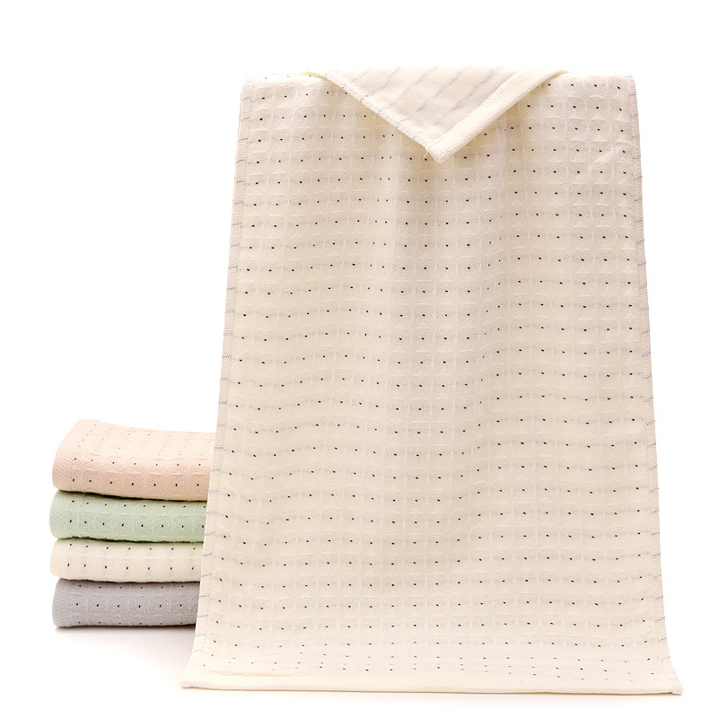 towel Cotton jacquard multi-layer towel custom processing soft super absorbent gift towel.