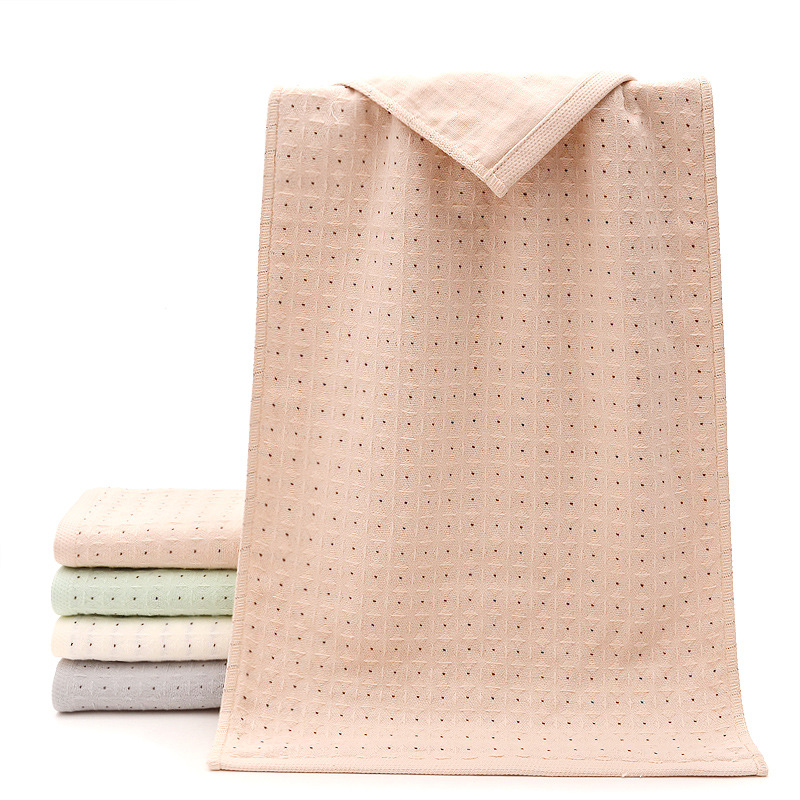 towel Cotton jacquard multi-layer towel custom processing soft super absorbent gift towel.
