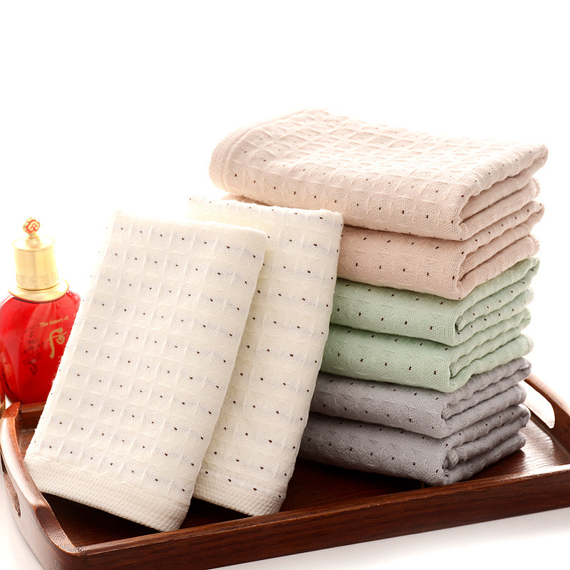 towel Cotton jacquard multi-layer towel custom processing soft super absorbent gift towel.