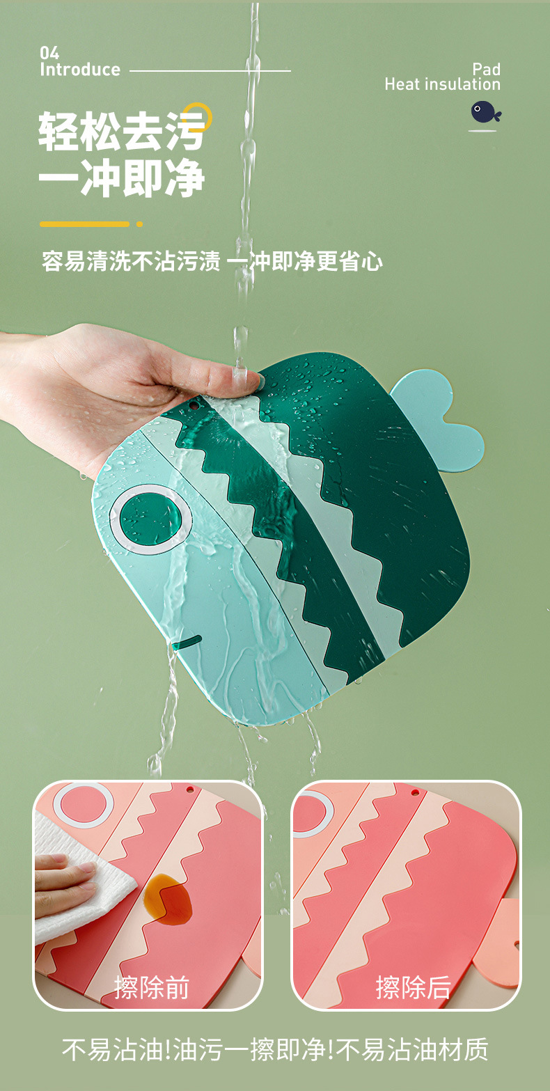 Creative Silicone Cup Mat Non-Slip Cute Teacup Mat Ins Style Nordic Coaster Heat Proof Mat High Temperature Resistant Home Coasters