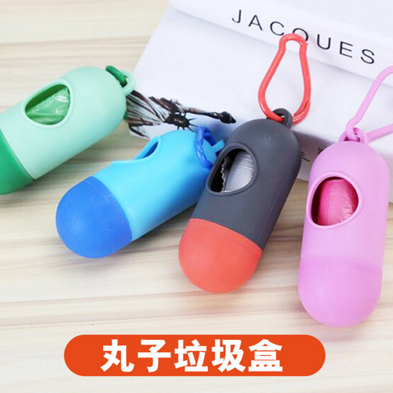 Pet Shop Pet Capsule Splicing Garbage Bag Dog Stool Bag 15 Pet Garbage Bags Factory Direct Sales