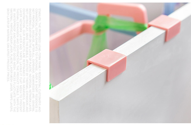 Kitchen can hang type cabinet door garbage rack door back type garbage bag storage rack plastic bag shelf Kitchen can hang type cabinet door garbage rack door back type garbage bag storage rack plastic bag shelf