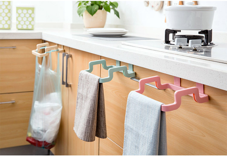 Kitchen can hang type cabinet door garbage rack door back type garbage bag storage rack plastic bag shelf Kitchen can hang type cabinet door garbage rack door back type garbage bag storage rack plastic bag shelf