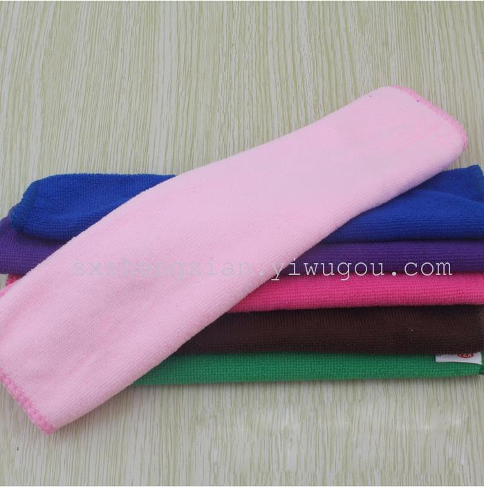 Microfiber towel warp knitting cloth to dry hair towel cleaning towel